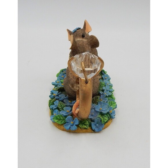Charming Tails 'I Have a Question' Mouse Figurine 89/603 Proposal Fitz & Floyd - Picture 2 of 9